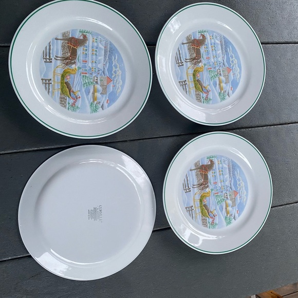 4 Corelle Country Memories 10.25” Dinner Plates - Picture 4 of 9